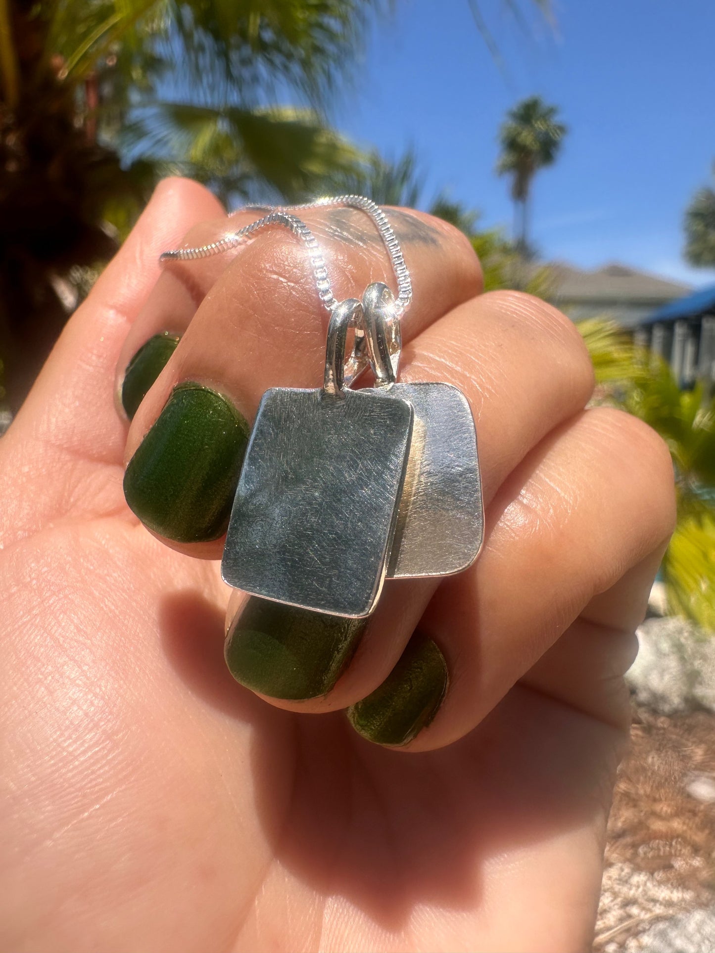 Customizable Square Charm Blank