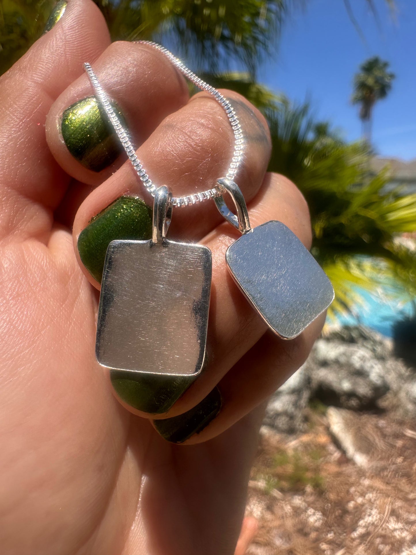 Customizable Square Charm Blank