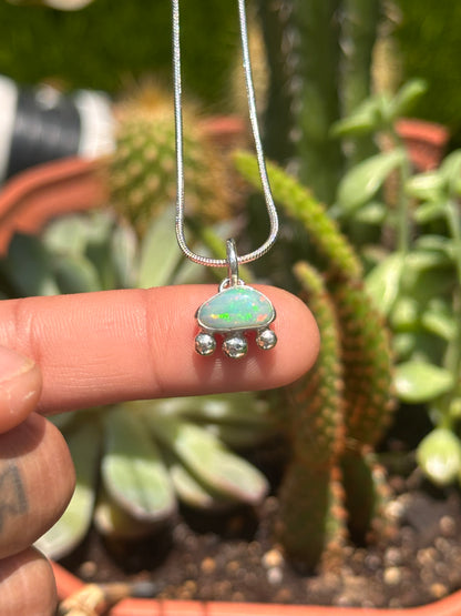 ❋OPAL DOUBLET & STERLING SILVER❋